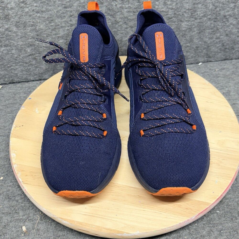 Under Armour HOVR Phantom Running Shoes NAVY BLUE & ORANGE Size 15  Unisex